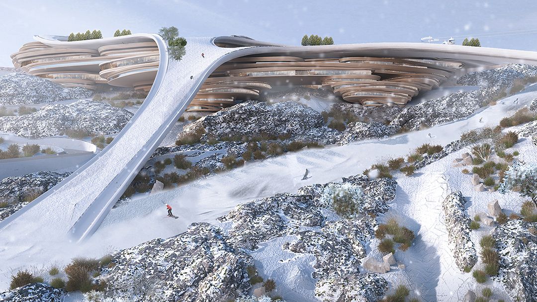 Saúdové chtějí vybudovat obří venkovní skiareál. Sklízí i výsměch